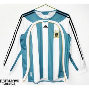 Argentina 2006 Retro Domácí Dres Dlouhý Rukáv Argentina 2006 Retro Domácí Dres Dlouhý Rukáv